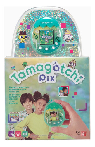 Tamagotchi Pix Verde Mascota Virtual Interactiva Con Camara