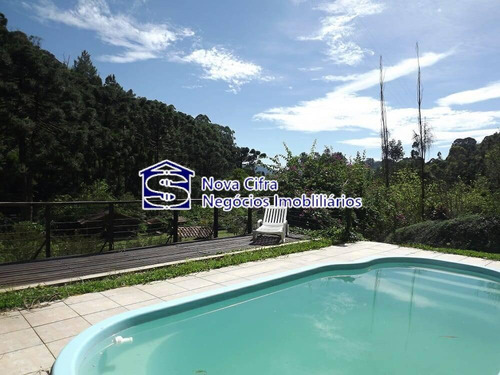 Belíssima Chácara (casa Principal + 03 Chalés) Na Serra Da Mantiqueira - Ch7001