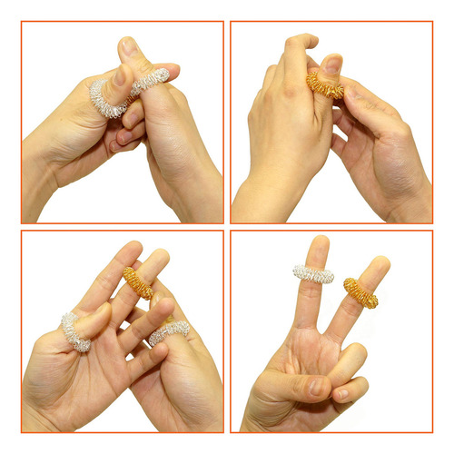 Anillo De Masaje Para Dedos 10 Unids Juguete Relajante Para