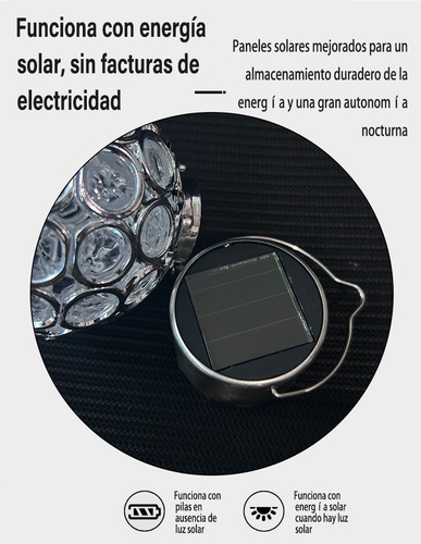 Linterna Solar Colgante Led Para Jardín Ip65 4 Piezas