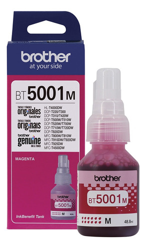 Refil Tinta Brother Magenta Dcp T310 510 910 Hl T4000 T4500