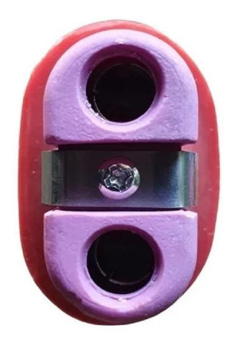 Tomada Silicone Plug Fêmea 35a 220/380v Ponta Cerâmica Cor Vermelho