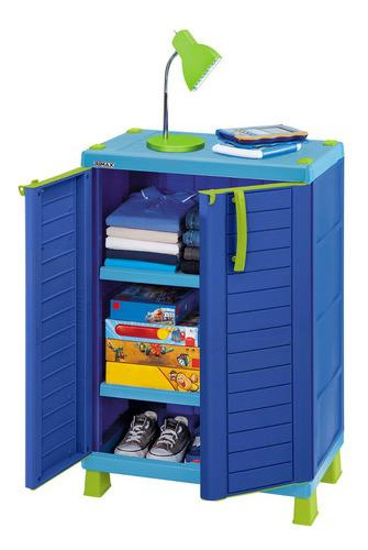 Armario Infantil Con 2 Puertas 2 Estantes Rimax Súper Oferta