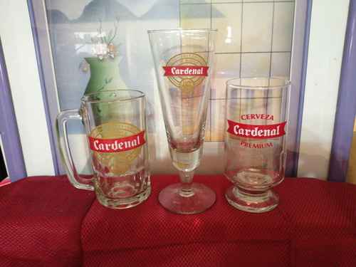 Jarras Cervesera De Cardenal Combo De 3