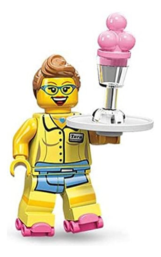 Figura Lego De Camarera De Restaurante De La Serie 11