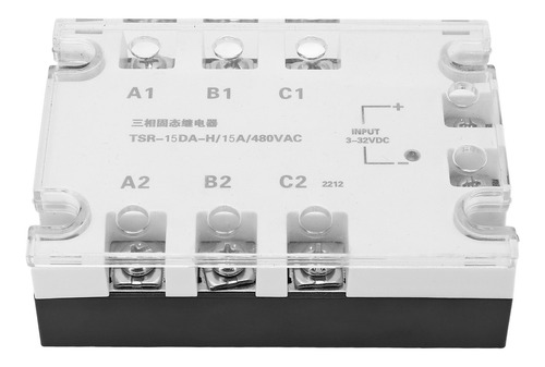 Relé De Estado Sólido Ssr Trifásico Blanco Silencioso Antich
