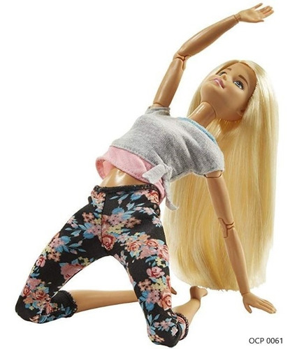 Imagem 1 de 5 de Barbie Made To Move Feita Para Mexer Loira Ms