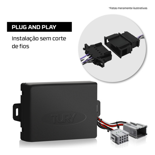 Módulo De Automação Tury Vidro Eletrico P/ Sentra 22 Diante