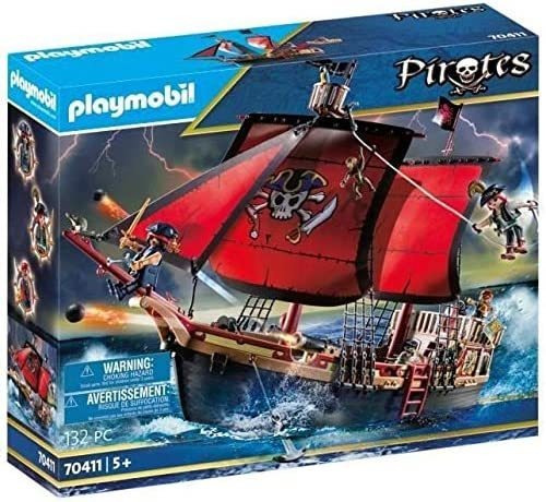Playmobil Pirates 70411 Playset Barco Pirata Calavera