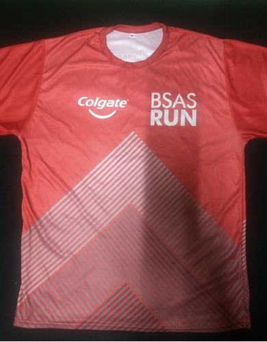 Remera Running Bs As Run Colgate Talle M