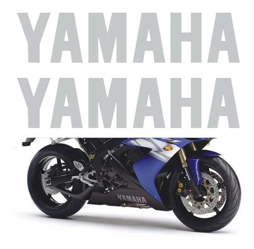 Kit Faixa Adesivo Spoiler Para Yamaha R1 2004 14159 Cor PRATA