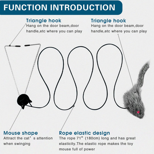 Juguetes De Plumas Para Gatos Diversión Y Ejercicio.