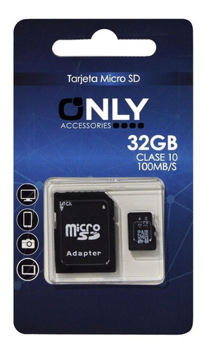 Memoria Micro Sd Hc 32 Gb  Clase 10 C/ Garantia  $rp