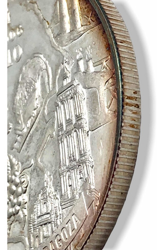 Moneda 1 Onza Plata 10 Pesos Dl Estado De Coahuila Año 2006 (Usado)