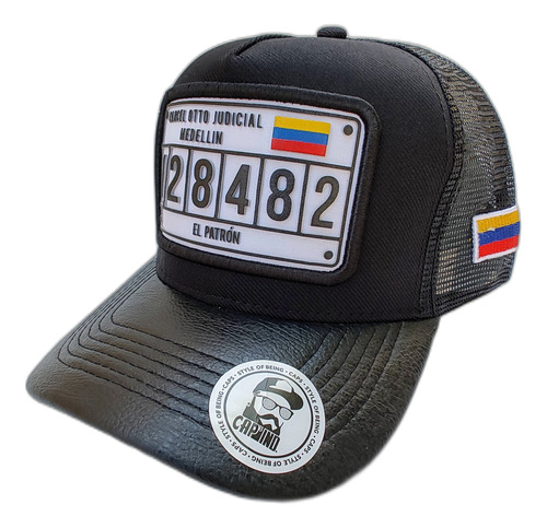 Gorra El Patron Carcel Medellín Black