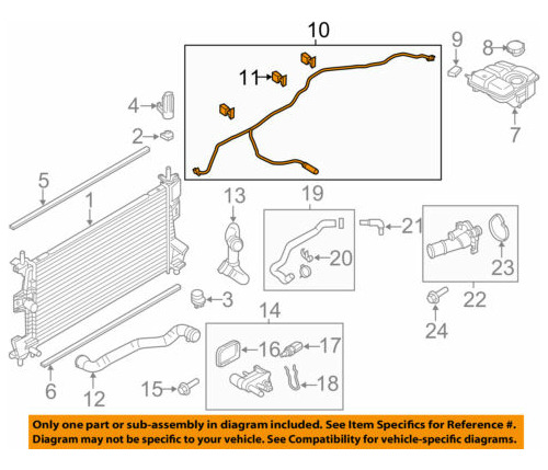 Manguera Paso Ford Focus 12-17 C/tripa C/grapas Delgada Depo