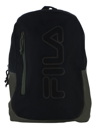 Fila Mochila Escolar Sport Casual Back Clases Unisex 86911 Color Negro