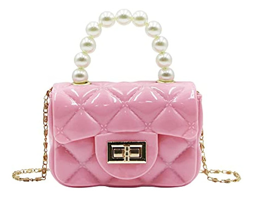 Amamcy Fashion Girls Bolso Color Caramelo Mini Monedero Rosa