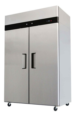 Freezer Vertical Gastronomico 2 Puertas Acero 1300 Lts