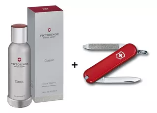 Kit Perfume Victorinox Swiss Army Classic Edt 100ml E Canivete Suíço Escort 6 Funções Original