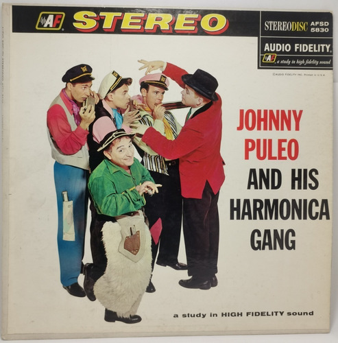 Vinilo 12p. Johnny Puleo - And His Harmonica Gang