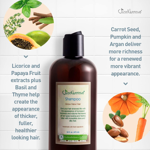 ChampĂș Para Crecer Cabello Nuevo | Crecimiento Saludable Del