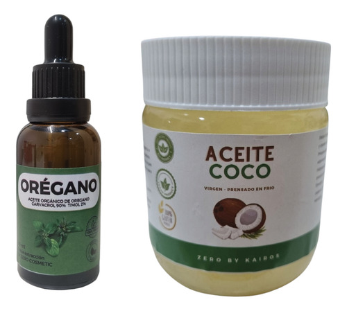 Aceite De Orégano + Aceite De Coco. Desparasitante