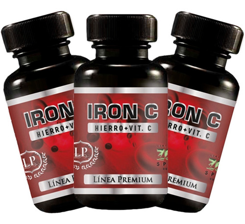 3 Iron C (hierro + Vit C) Pack Premium