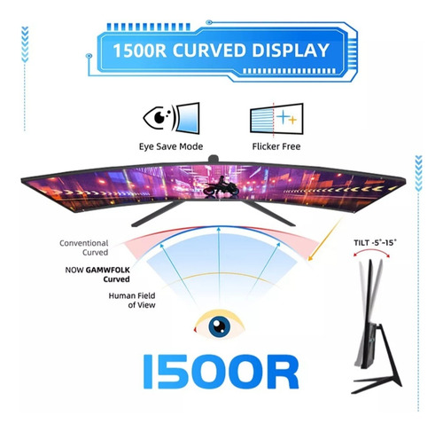 Monitor Curvo 22 (Usado)