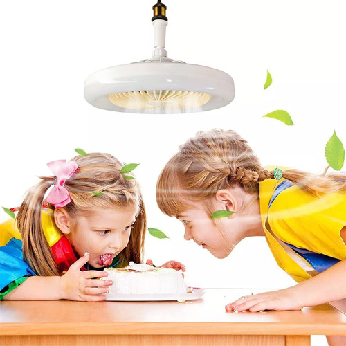 Lámpara Led Con Ventilador For Socket 30w Silencioso