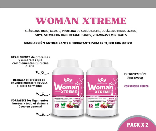 Woman Xtreme (regula Ciclo Hormonal - Ayuda Al Sistema Óseo)