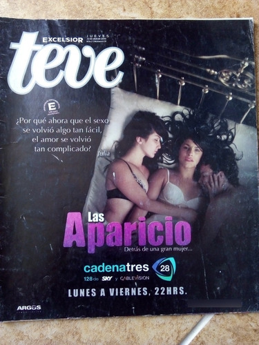 Ximena Gonzalez Y Liz Gallardo En Revista Teve Excelsior