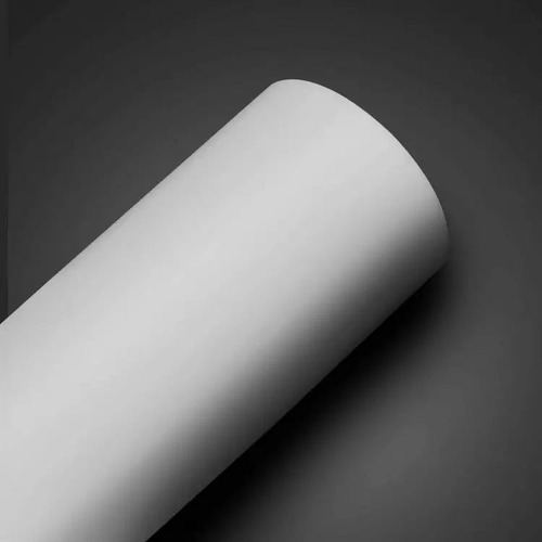 Imagem 1 de 1 de Papel De Parede Adesivo Envelopamento Branco Fosco Liso 5m