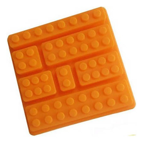 Lego Blocos Forma Molde Silicone Para Gelo Ou Chocolate