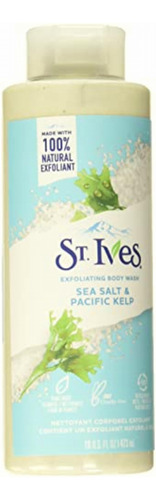 St Ives, Exfoliating Body Wash, Sea Salt And Pacific Kelp,