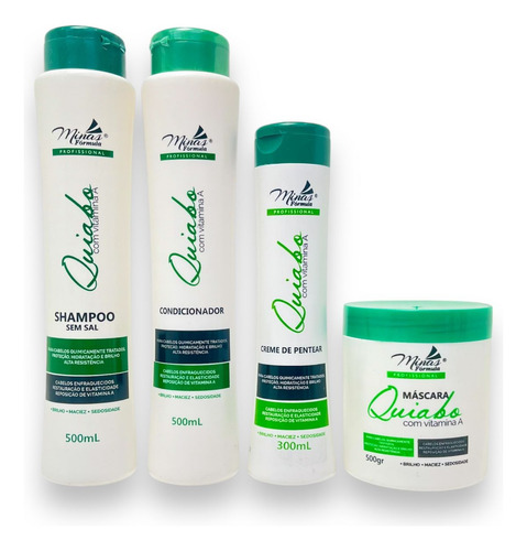 Combo Kit Quiabo Com Vitamina A C/ 4 Itens Minas Formula