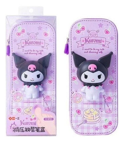 Estuche Sanrio Cartoon Kawaii Para Lápices Hello Kitty Cinna