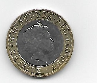 Moneda Bimetalica Inglaterra 2006 Coleccionable 2 Libras