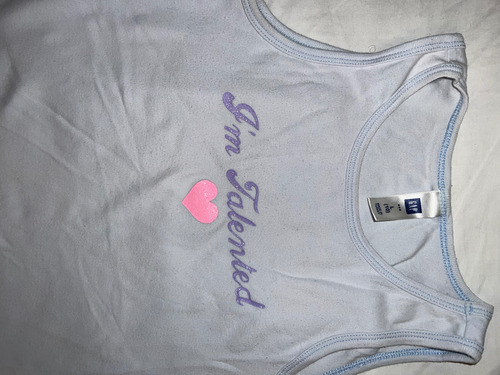 Remera Gap Musculosa Im Talented 100% Algodon (Usado)