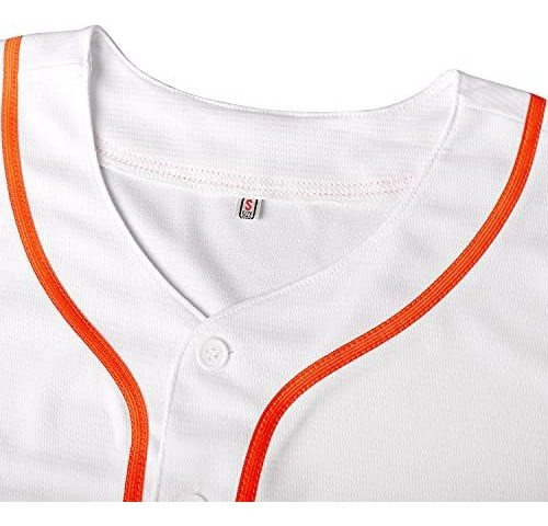 Imagen 4 de 6 de Phoneutrix Blank Plain Hip Hop Hipster Baseball Jersey Butto
