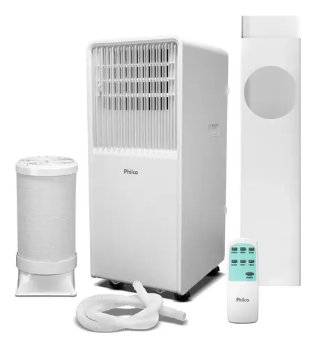 Ar Condicionado Portatil Philco 10000 Btus Quente E Frio 4 Em 1 Com Controle Remoto E Timer Pac10qn