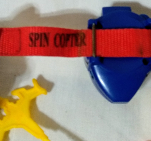 Lanza Discos Volador Pulsera Power Ranger Spin Copter Niños