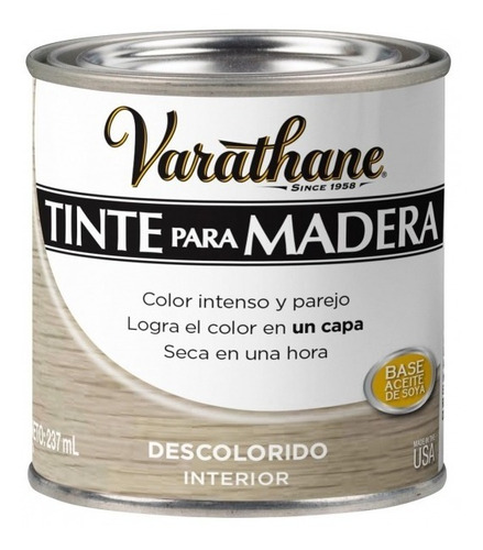 Tinte Para Madera Varathane Color Clásico Seca En 1 H 946 Ml