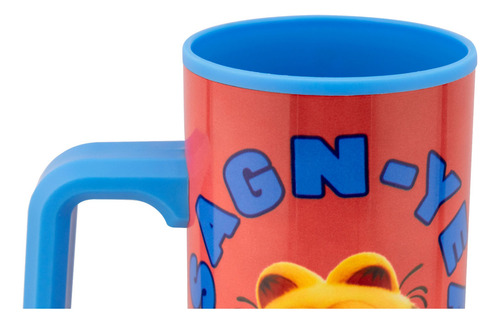 Termo Doble Pared Con Asa 500 Ml Color Garfield La Película