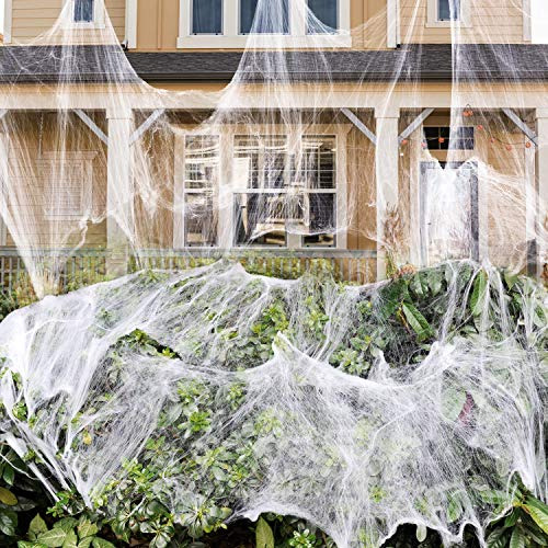 1000 Sqft Spider Web Para Decoración De Halloween D8zbh