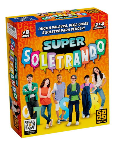 Jogo De Carta Super Soletrando Grow