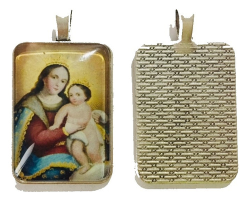 41 Medallas Virgen Del Refugio Mide 3.5cm X 2.5cm