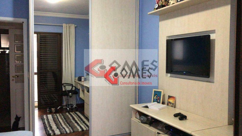 Apartamento Com 3 Dormitórios À Venda, 106 M² Por R$ 550.000,00 - Chácara Inglesa - São Bernardo Do Campo/sp - Ap2558