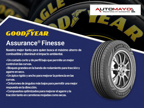 Set 2 Llantas Assurance Finesse Goodyear 215/65r17 99h