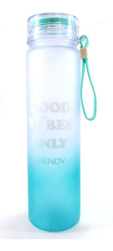 Botella De Agua Trendy 500ml Sport Gym Bicicleta Boca Grande